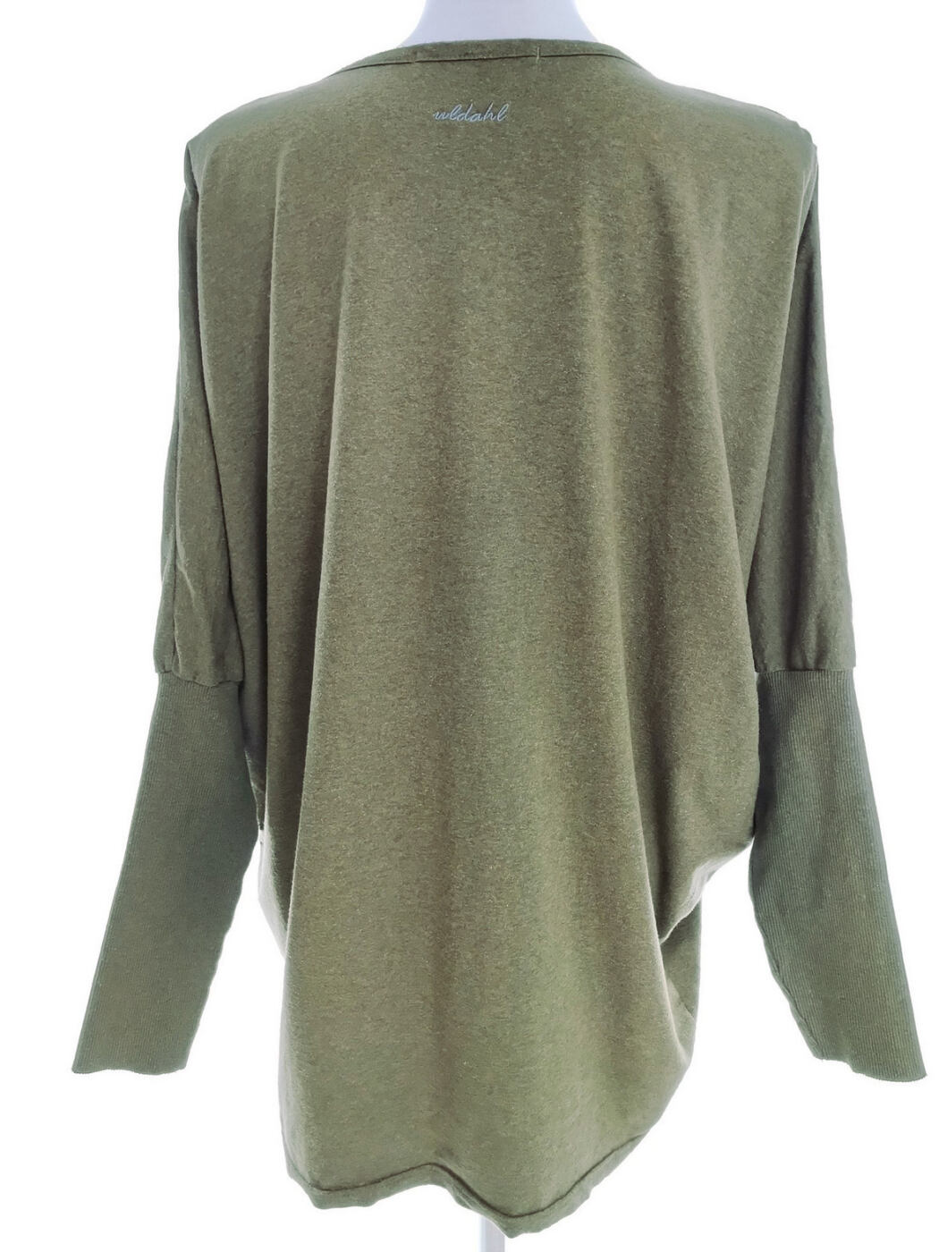 Uldahl Rozmiar L/XL Kolor Zielony Okrągły dekolt Tunika Bluzka Długi rękaw Materiał Bawełna 100% Uldahl Rozmiar L/XL Kolor Zielony Okrągły dekolt Tunika Bluzka Długi rękaw Materiał Bawełna 100%
