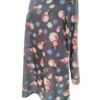 Misslook Rozmiar L/XL Kolor Szary Okrągły dekolt Sukienka Sweterkowa Długi rękaw Do Kolan