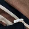 Vintage Rozmiar 38/40 Kolor Beżowy Crew Neck Sweter Krótki rękaw Materiał Akryl