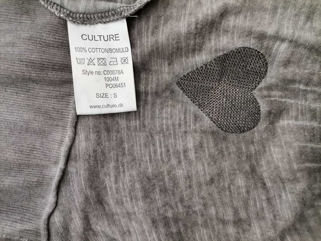 Sub Culture Rozmiar S Kolor Szary Dekolt U Sukienka Sheath Długi rękaw Do Kolan Materiał Bawełna 100%