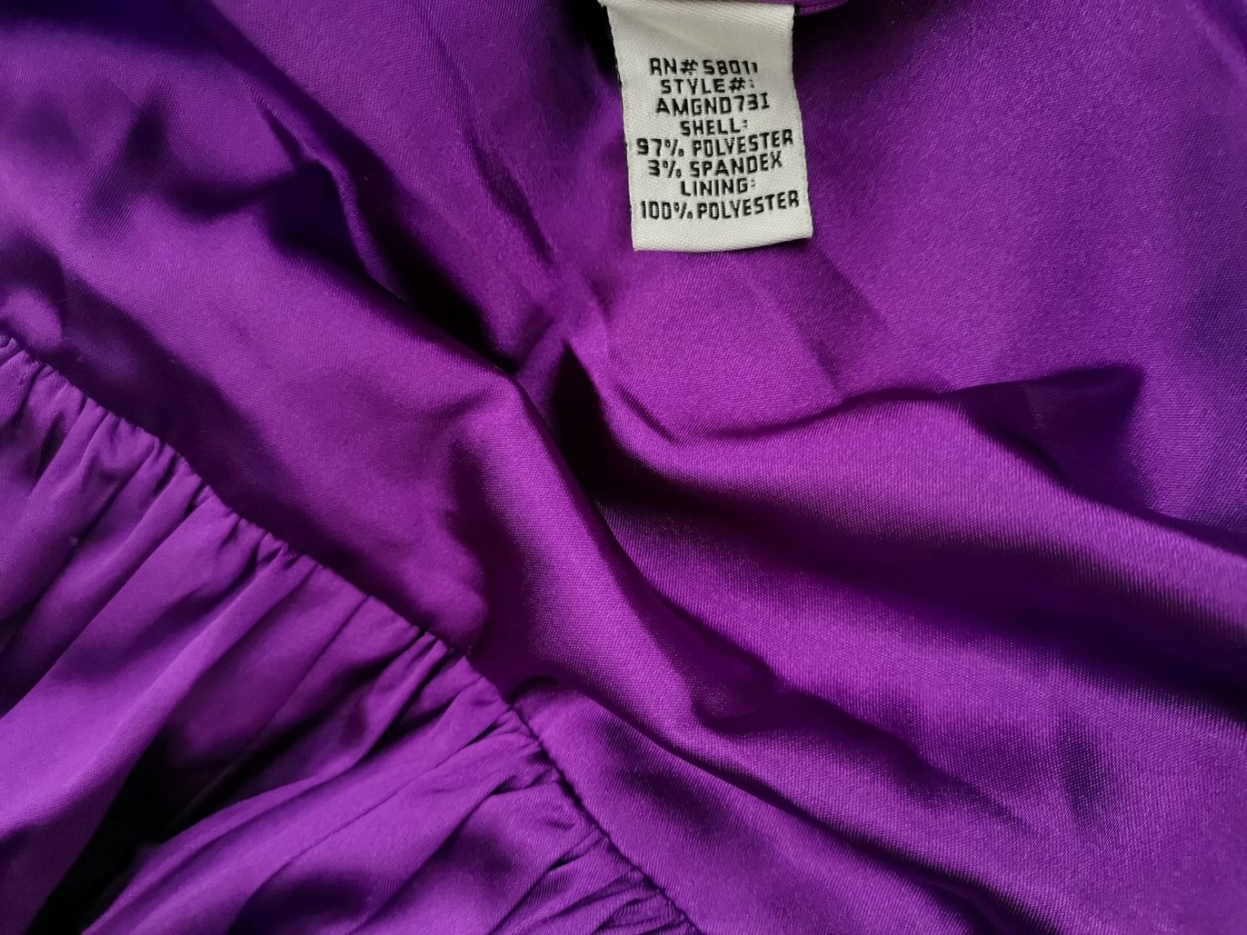Sangria Rozmiar 6 (34) Kolor Fioletowy Keyhole Crew Neck Suknia Balowa Sukienka Wieczorowa Bezrękawnik Midi