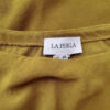 La Perla Italy Rozmiar 46 (40) Kolor Khaki A-Line Spódnica Midi Materiał Jedwab 100%