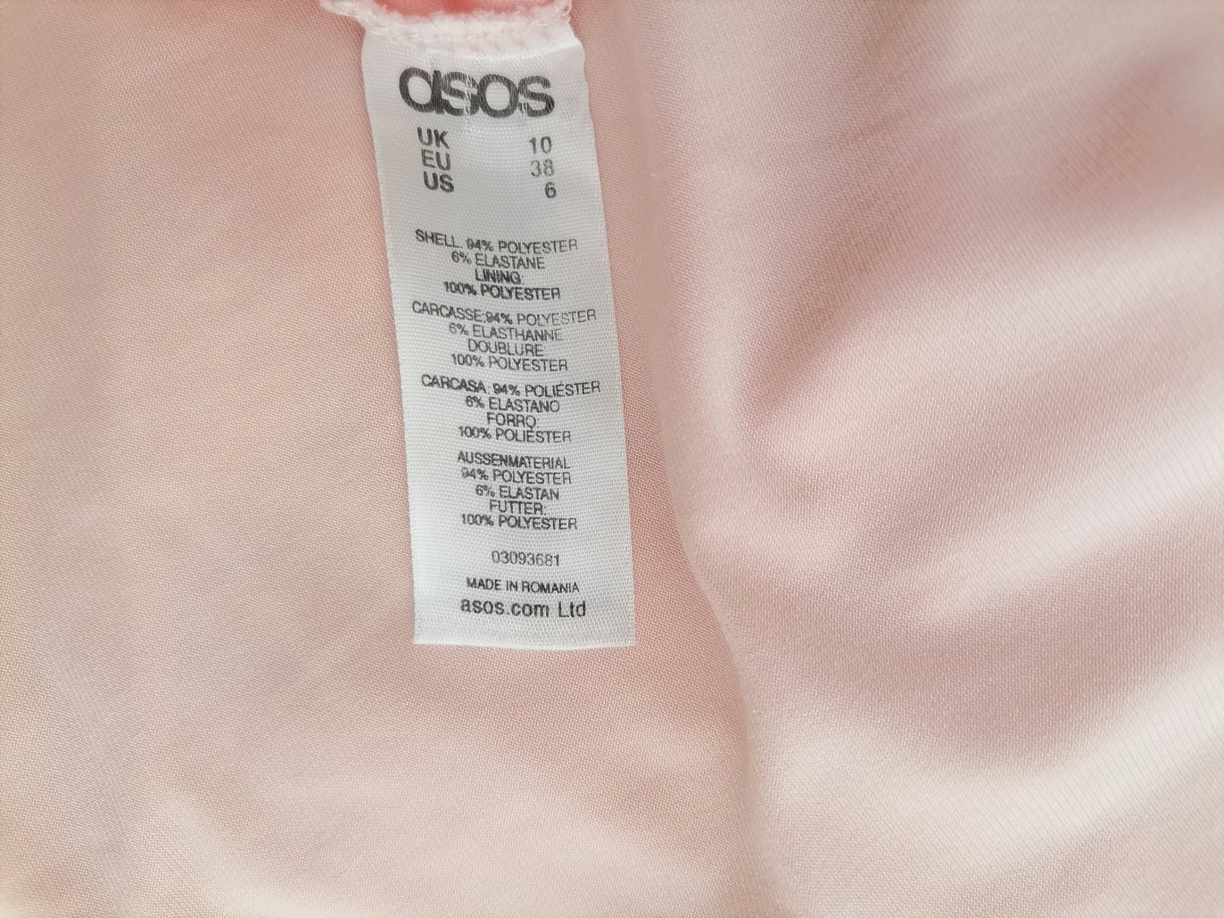 ASOS Rozmiar 10 (38) Kolor Pudrowy Róż Odkryte Ramiona Suknia Balowa Sukienka Wieczorowa Bezrękawnik Długa ASOS Rozmiar 10 (38) Kolor Pudrowy Róż Odkryte Ramiona Suknia Balowa Sukienka Wieczorowa Bezrękawnik Długa
