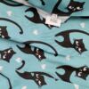 Lady Vintage Rozmiar 16 (44) Kolor Niebieski W serek Sukienka Sheath Krótki rękaw Midi Materiał Bawełna
