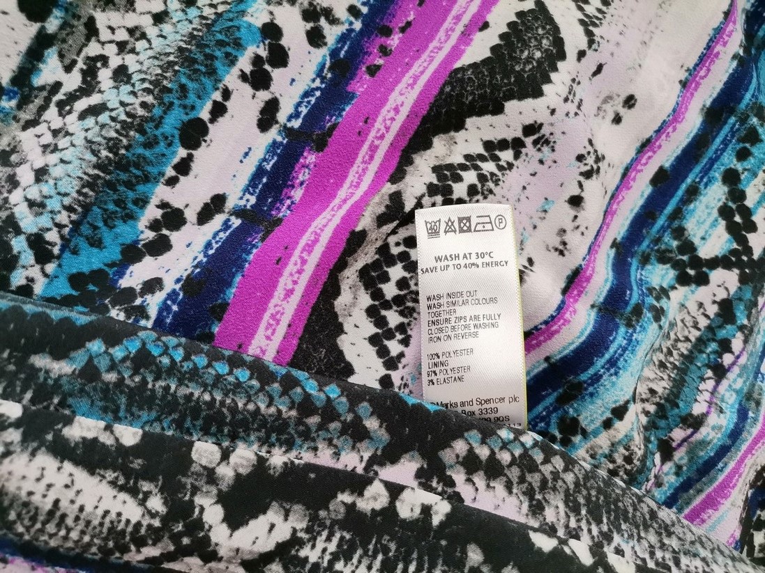 Limited Edition Rozmiar 10 (38) Kolor Czarny Okrągły dekolt Sukienka Prostokątna Krótki rękaw Do Kolan