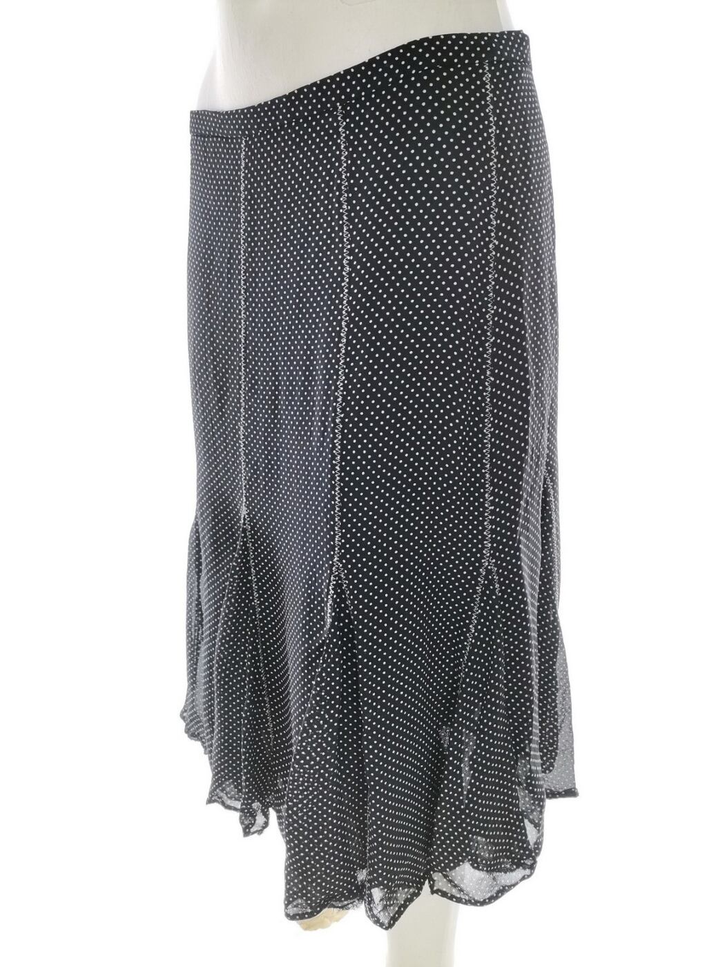 IMG_20220610_114232.jpg Gerry weber Rozmiar 38 Kolor Granatowy Grochy A-Line Spódnica Midi Materiał Wiskoza 100%