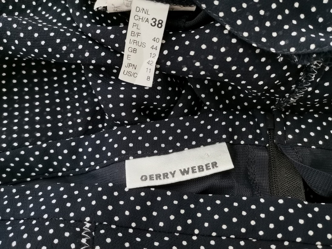 IMG_20220610_114330.jpg Gerry weber Rozmiar 38 Kolor Granatowy Grochy A-Line Spódnica Midi Materiał Wiskoza 100%