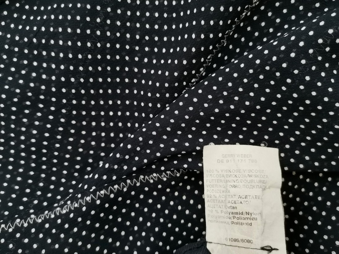 IMG_20220610_114401.jpg Gerry weber Rozmiar 38 Kolor Granatowy Grochy A-Line Spódnica Midi Materiał Wiskoza 100%
