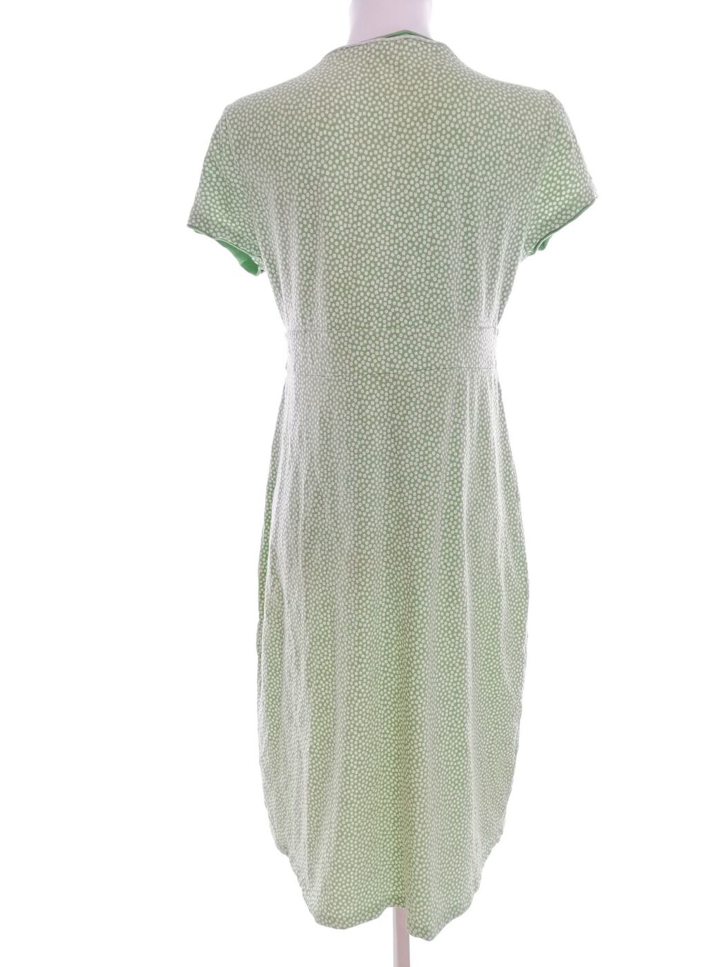Boden Rozmiar 12 (40) Kolor Zielony Grochy W serek Sukienka Sheath Krótki rękaw Midi Materiał Bawełna Boden Rozmiar 12 (40) Kolor Zielony Grochy W serek Sukienka Sheath Krótki rękaw Midi Materiał Bawełna