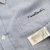 Pierre Cardin Rozmiar XL Kolor Niebieski Pasy Kołnierz Męska Koszula Casual Długi rękaw