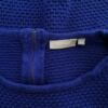 Fransa Rozmiar XL Kolor Niebieski Crew Neck Sweter Długi rękaw Materiał Bawełna Dzianina waflowa