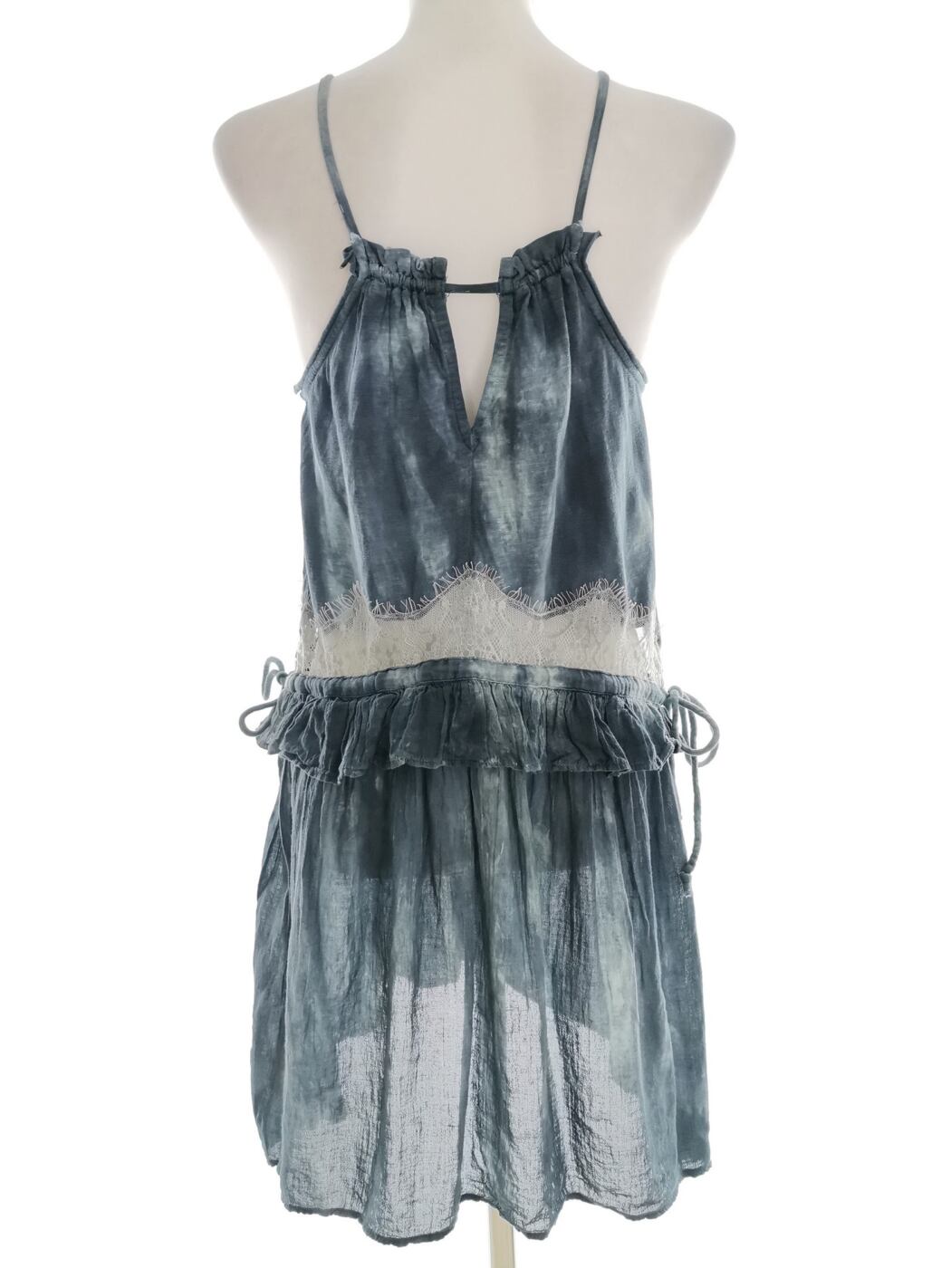 Topshop Rozmiar 36 Kolor Niebieski Kwadratowy dekolt Tunika Bluzka Bezrękawnik Materiał Bawełna 100% Topshop Rozmiar 36 Kolor Niebieski Kwadratowy dekolt Tunika Bluzka Bezrękawnik Materiał Bawełna 100%