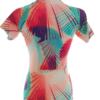Rozmiar S Kolor Kolorowa Geometryczny Crew Neck Bluzka Krótki rękaw