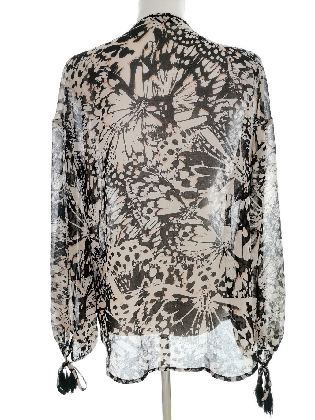 IMG_20220614_131443.jpg Mint Velvet Rozmiar M Kolor Czarny Split Crew Neck Bluzka Długi rękaw