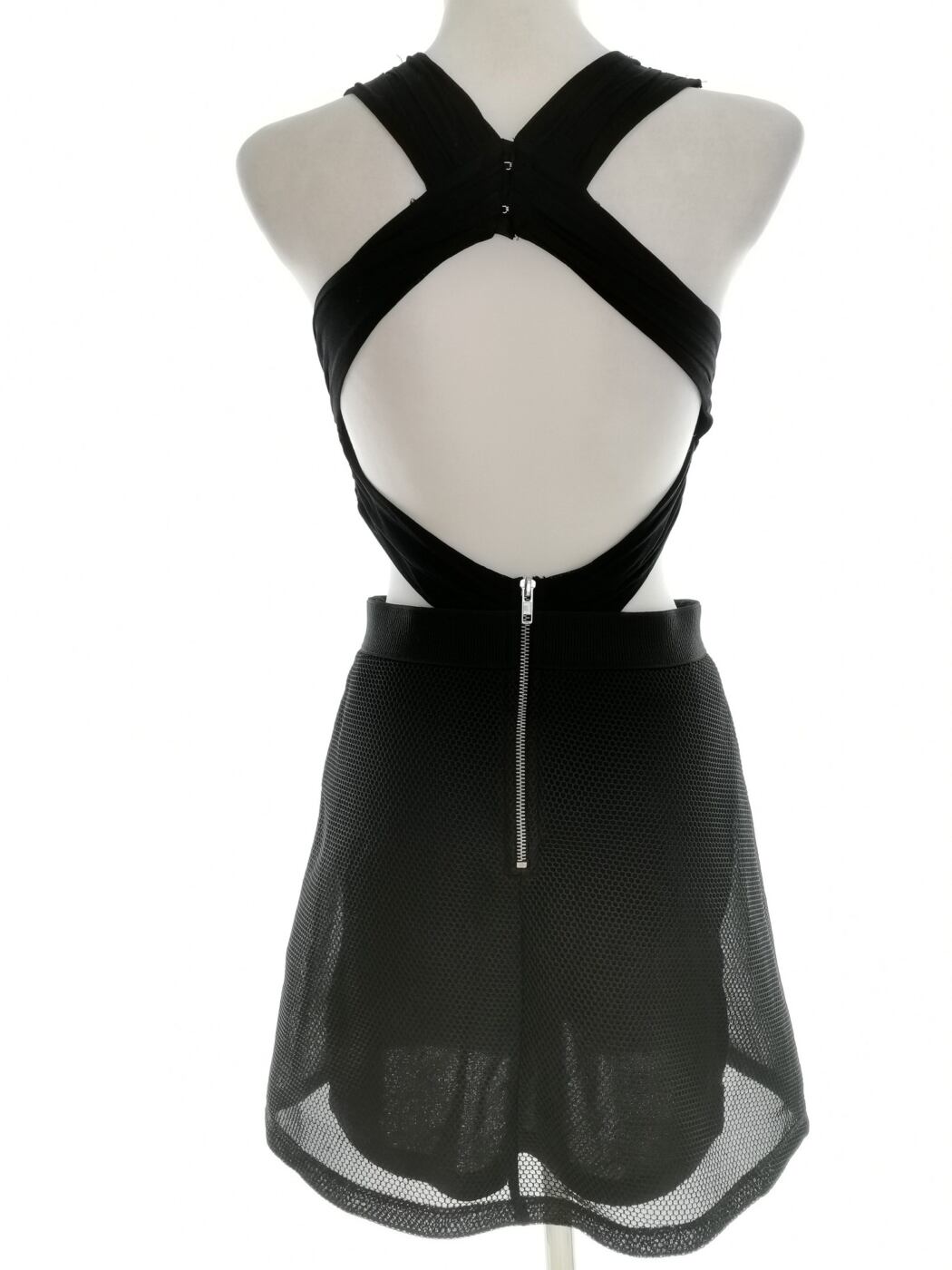 Topshop Rozmiar 36 Kolor Czarny Halter Sukienka Bodycon Bezrękawnik Do Kolan Topshop Rozmiar 36 Kolor Czarny Halter Sukienka Bodycon Bezrękawnik Do Kolan