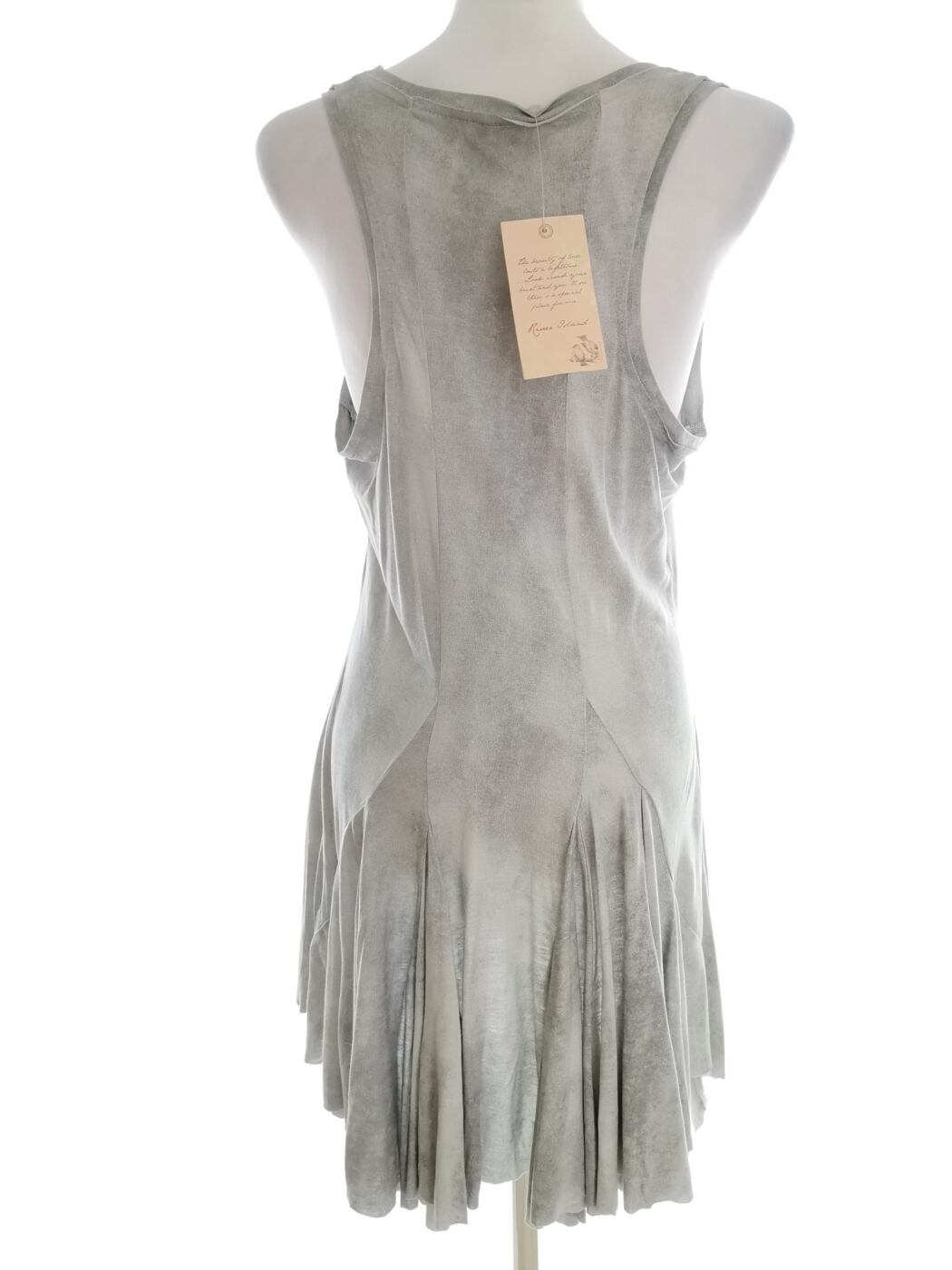 River island Rozmiar 14 (42) Kolor Szary Okrągły dekolt Sukienka Mini Bezrękawnik Krótka Materiał Wiskoza 100% River island Rozmiar 14 (42) Kolor Szary Okrągły dekolt Sukienka Mini Bezrękawnik Krótka Materiał Wiskoza 100%