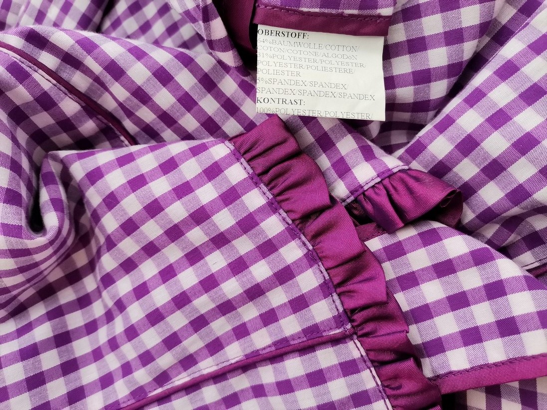 Rozmiar 38 Kolor Fioletowy Krata Odkryte Ramiona Sukienka Sheath Bezrękawnik Do Kolan Materiał Bawełna Rozmiar 38 Kolor Fioletowy Krata Odkryte Ramiona Sukienka Sheath Bezrękawnik Do Kolan Materiał Bawełna