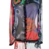 DESIGUAL Rozmiar M Kolor Granatowy Geometryczny Okrągły dekolt Tunika Bluzka Długi rękaw