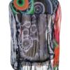 DESIGUAL Rozmiar M Kolor Granatowy Geometryczny Okrągły dekolt Tunika Bluzka Długi rękaw