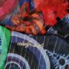 DESIGUAL Rozmiar M Kolor Granatowy Geometryczny Okrągły dekolt Tunika Bluzka Długi rękaw
