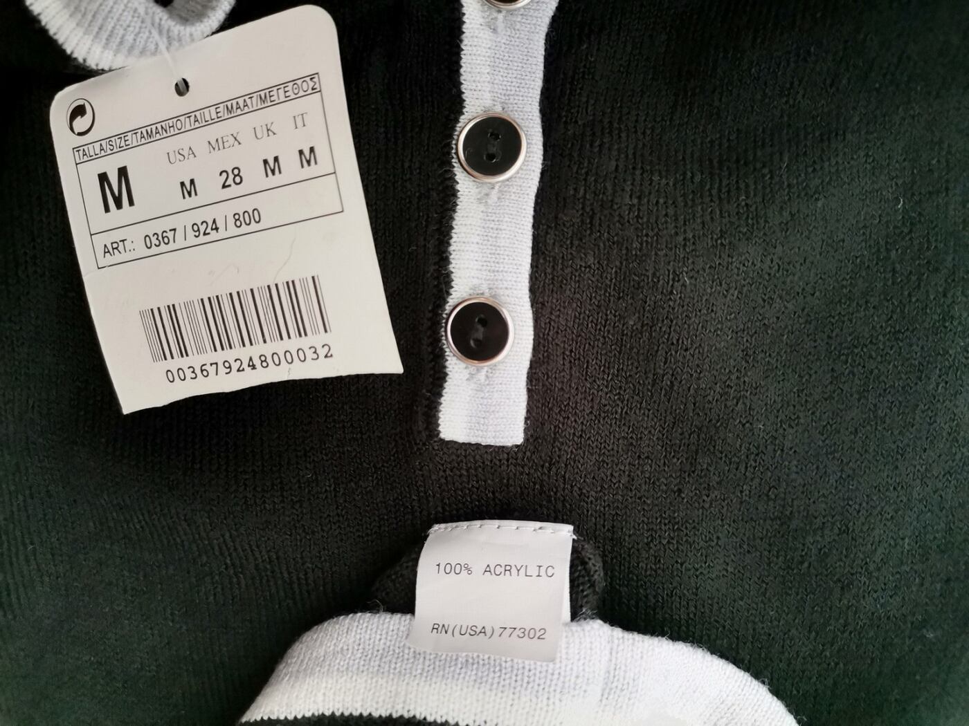 Zara Rozmiar M Kolor Czarny Crew Neck Bluzka Bezrękawnik Materiał Akryl 100%