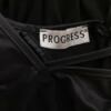 Progress Rozmiar S Kolor Czarny W serek Bluzka Peplum Bezrękawnik