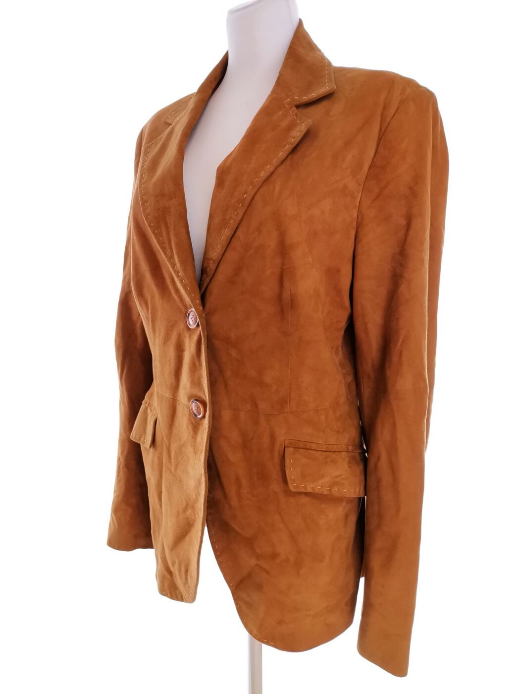 IMG_20220624_124402.jpg Massimo dutti Rozmiar L Kolor Brązowy Płaszcz Długi rękaw