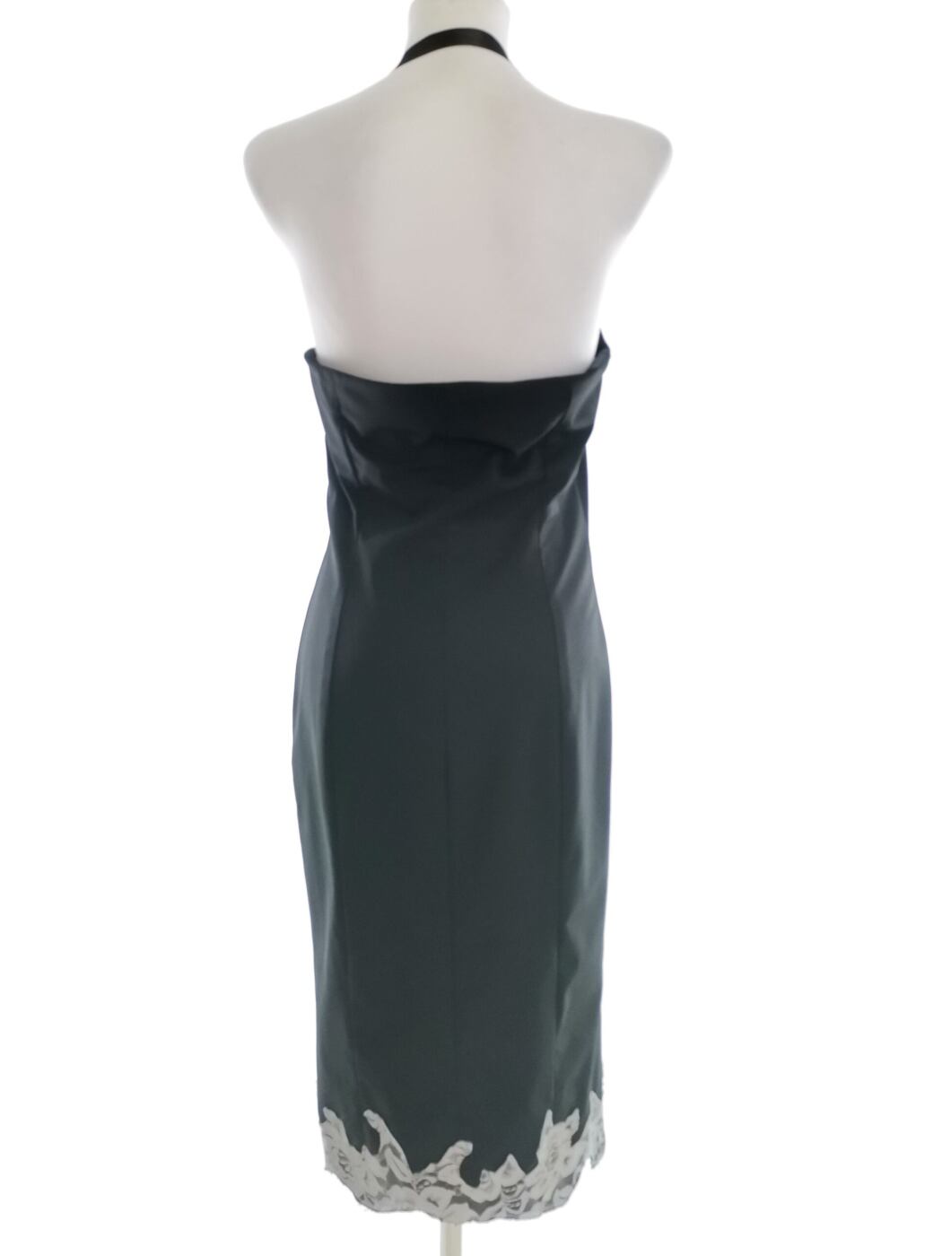 Oasis Rozmiar 10 (36) Kolor Czarny Halter Sukienka Maxi Bezrękawnik Długa Oasis Rozmiar 10 (36) Kolor Czarny Halter Sukienka Maxi Bezrękawnik Długa