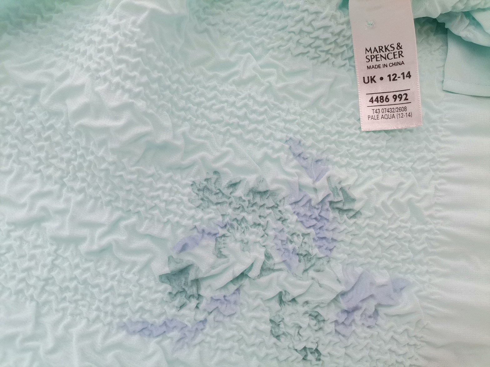 IMG_20220628_120850.jpg Marks&spencer Rozmiar 12/14 (40/42) Kolor Niebieski Pasy Kołnierz Koszula Zapinana Bluzka Rękaw 3/4