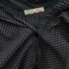 Italy Rozmiar 5 (48) Kolor Granatowy Romby Split Crew Neck Tunika Popover Bluzka Bezrękawnik Materiał Bawełna