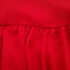 Vintage Rozmiar 46/48 Kolor Czerwony Crew Neck Bluzka Peplum Długi rękaw