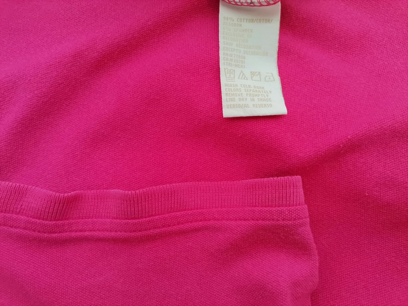 IMG_20220629_113551.jpg Tommy hilfiger Rozmiar XL Kolor Różowy Kołnierz Koszulka Polo Krótki rękaw Materiał Bawełna