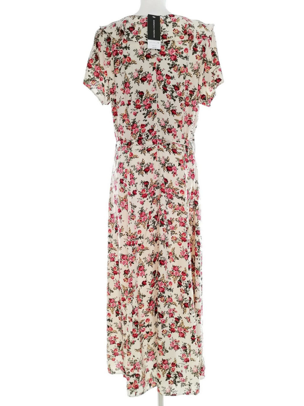 Dorothy perkins Rozmiar 14 (42) Kolor Kremowy W serek Sukienka Maxi Krótki rękaw Długa Materiał Wiskoza 100% Dorothy perkins Rozmiar 14 (42) Kolor Kremowy W serek Sukienka Maxi Krótki rękaw Długa Materiał Wiskoza 100%