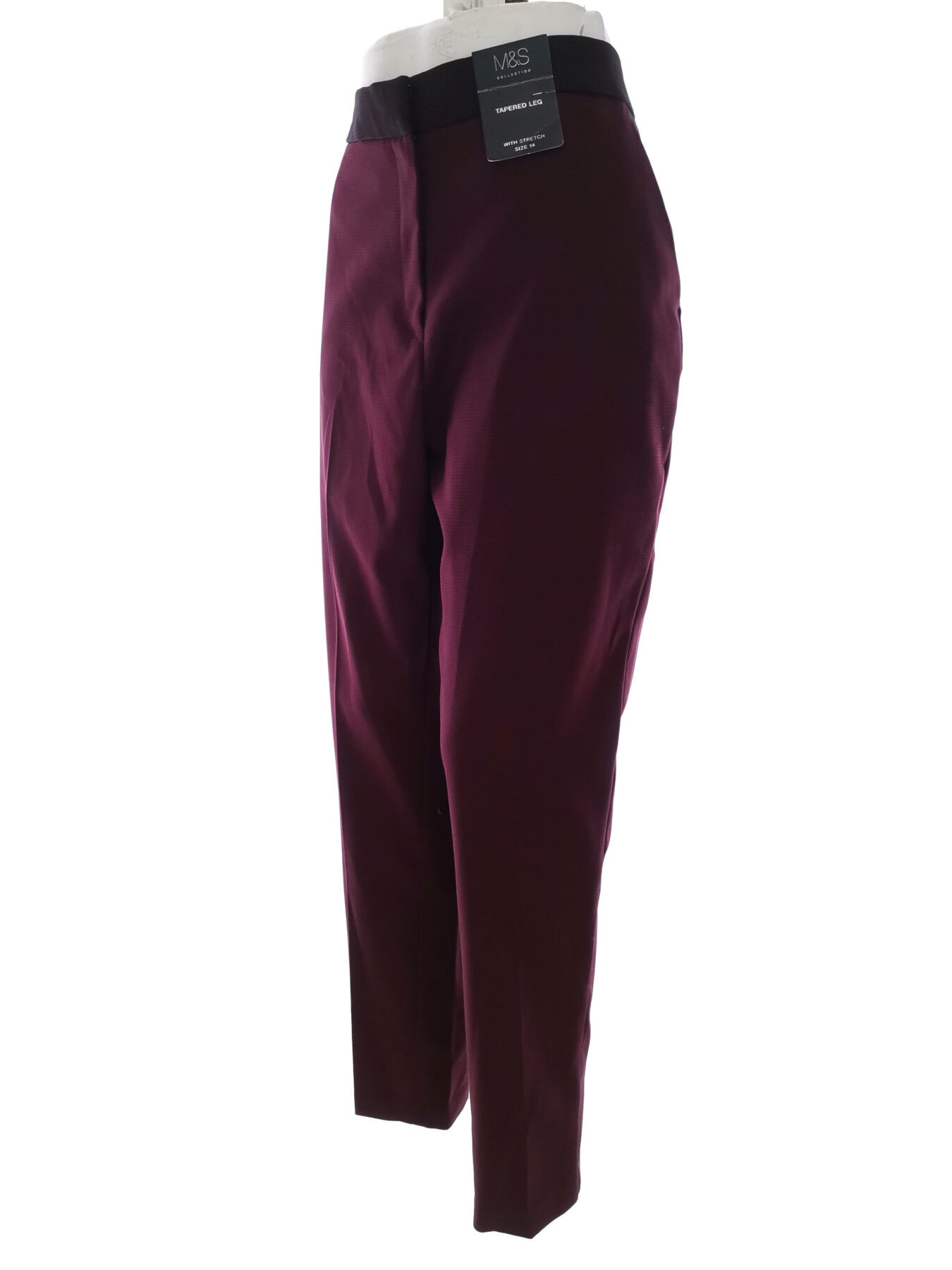 IMG_20220701_112746.jpg Marks&spencer Rozmiar 14 (42) Kolor Purpurowy Spodnie Eleganckie