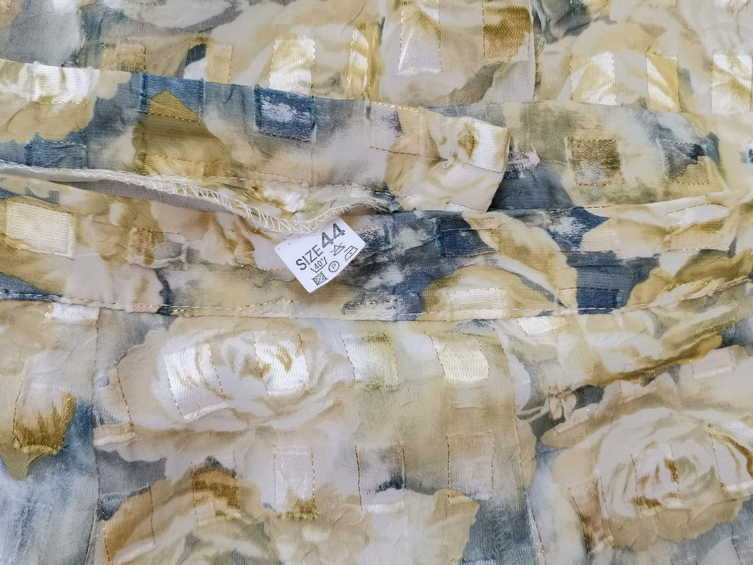 Vintage Rozmiar 44 Kolor Khaki Spódnica Maxi Długa