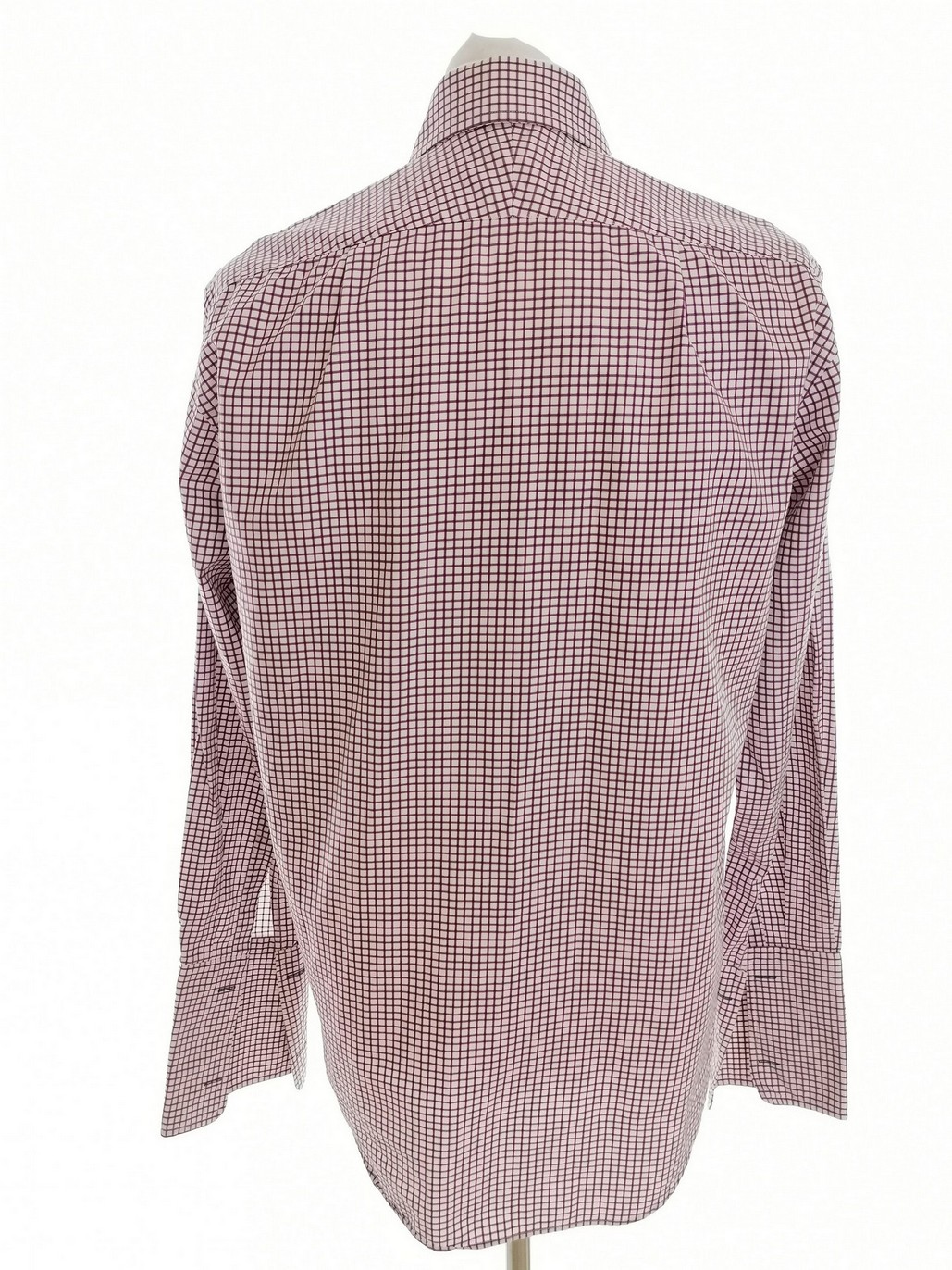 IMG_20220704_095302.jpg Paul Smith Rozmiar 16 (41) Kolor Fioletowy Krata Kołnierz Męska Koszula Elegancka Długi rękaw Materiał Bawełna 100%