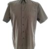 BEN SHERMAN Rozmiar 2 (M) Kolor Brązowy Kołnierz Męska Koszula Casual Krótki rękaw Materiał Bawełna