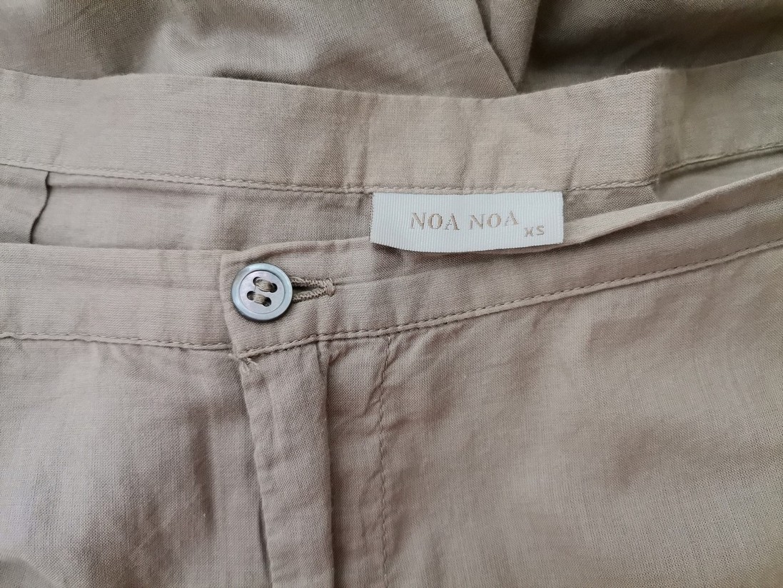 Noa noa Rozmiar XS Kolor Szary Spodnie Casual Materiał Bawełna 100%