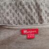 Monsoon Rozmiar 16 (44) Kolor Beżowy Split Crew Neck Kardigan Zapinany Rękaw 3/4 Materiał Bawełna 100% Otwarta dzianina