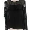 ASOS Rozmiar 12 (40) Kolor Czarny Crew Neck Bluzka Długi rękaw