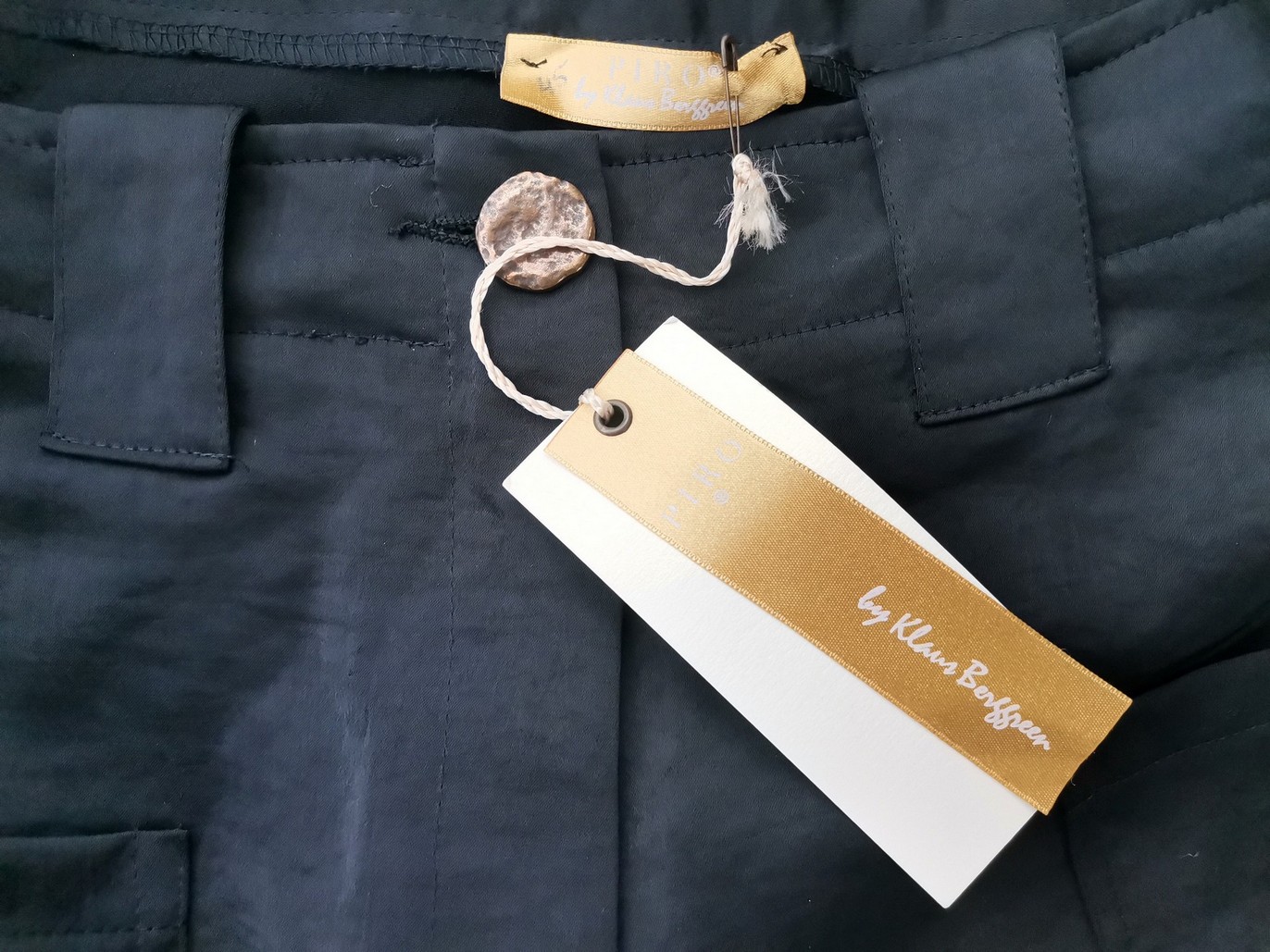 Piro by Klaus Berggreen Rozmiar 38 Kolor Czarny Spodnie Casual