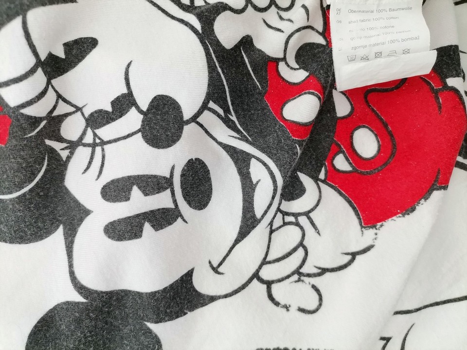 IMG_20220707_123246.jpg Disney Rozmiar XS Kolor Biały Okrągły dekolt Bluzka Długi rękaw Materiał Bawełna 100%