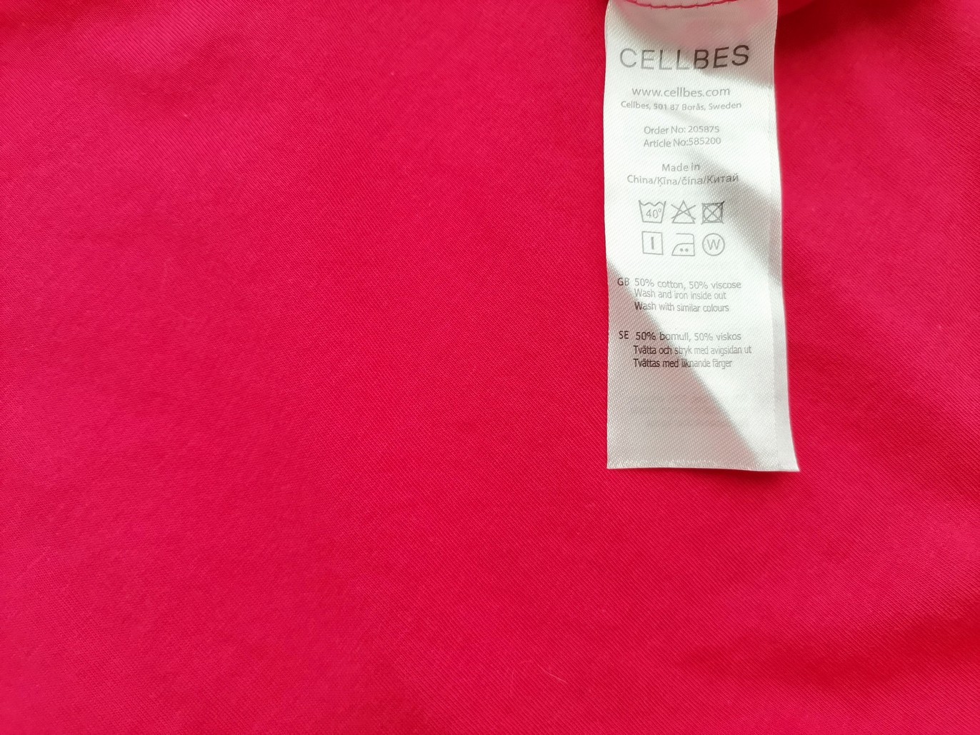 CELLBES Rozmiar 42/44 Kolor Różowy Okrągły dekolt Tunika Bluzka Krótki rękaw Materiał Bawełna CELLBES Rozmiar 42/44 Kolor Różowy Okrągły dekolt Tunika Bluzka Krótki rękaw Materiał Bawełna