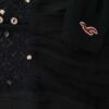 Hollister Rozmiar XS Kolor Granatowy Split Crew Neck Bluzka Krótki rękaw