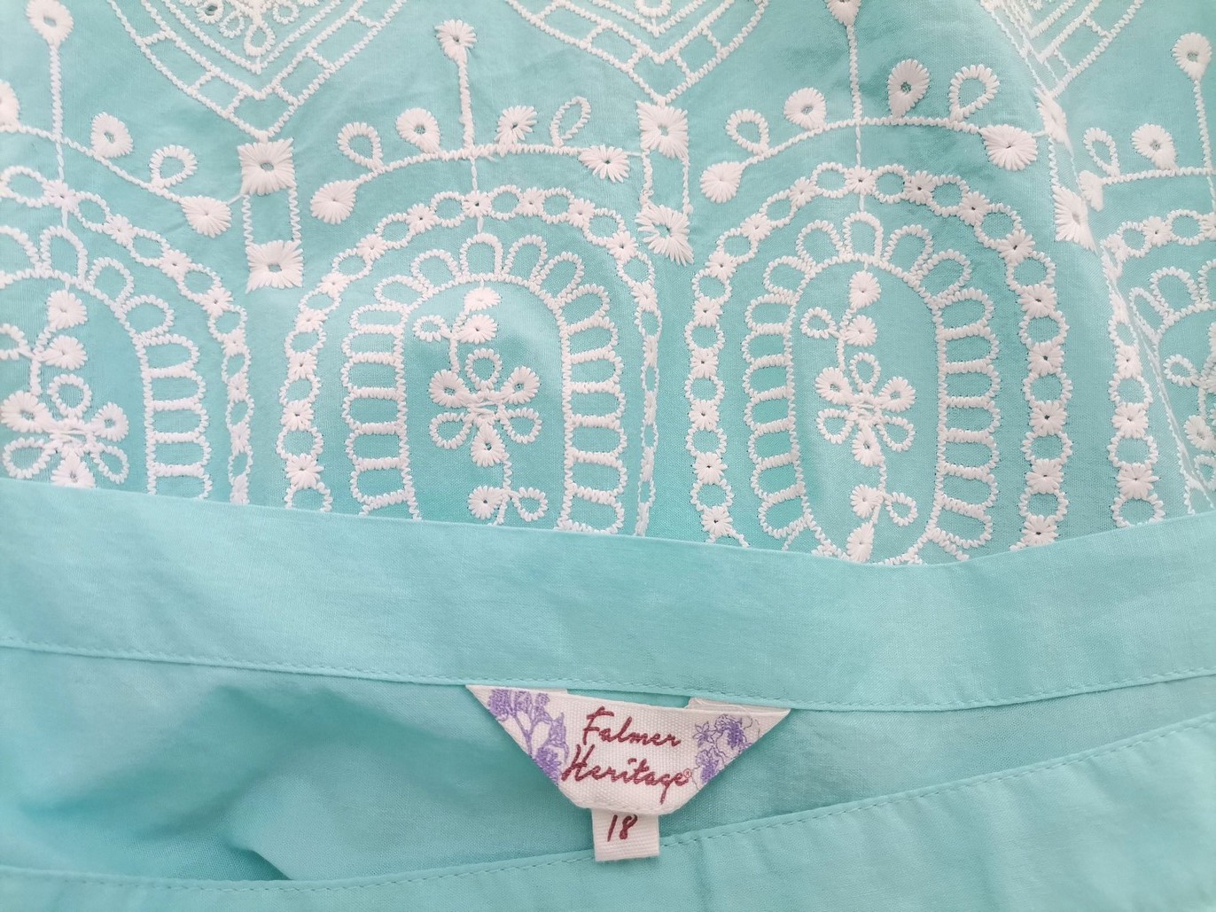 Falmer Heritage Rozmiar 18 (46) Kolor Niebieski Kwadratowy dekolt Tunika Bluzka Bezrękawnik Materiał Bawełna 100% Falmer Heritage Rozmiar 18 (46) Kolor Niebieski Kwadratowy dekolt Tunika Bluzka Bezrękawnik Materiał Bawełna 100%