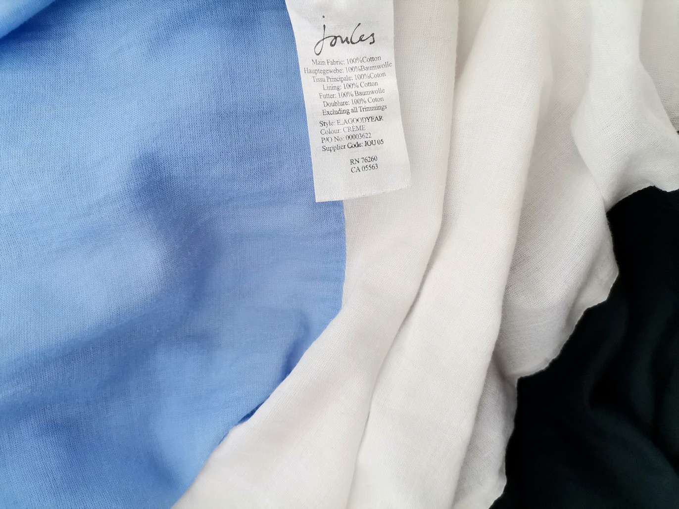 Joules Rozmiar S Kolor Niebieski W serek Sukienka Zawijana Bezrękawnik Długa Materiał Bawełna 100% Joules Rozmiar S Kolor Niebieski W serek Sukienka Zawijana Bezrękawnik Długa Materiał Bawełna 100%