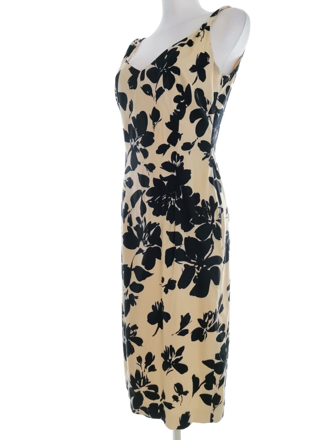 Coast Rozmiar 10 (38) Kolor Kremowy Dekolt Serce Sukienka Bodycon Bezrękawnik Midi Materiał Bawełna Coast Rozmiar 10 (38) Kolor Kremowy Dekolt Serce Sukienka Bodycon Bezrękawnik Midi Materiał Bawełna