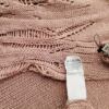 River island Rozmiar L Kolor Pudrowy Róż Okrągły dekolt Tunika Bluzka Dzianina Długi rękaw Materiał Akryl 100%