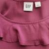 Gap Rozmiar M Kolor Różowy Okrągły dekolt Bluzka Bezrękawnik Materiał Rayon 100%
