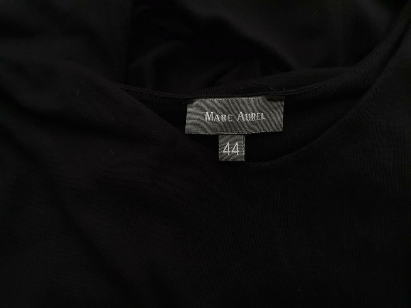 Marc Aurel Rozmiar 44 Kolor Czarny W serek Sukienka Maxi Krótki rękaw Długa Materiał Tencel 100% Marc Aurel Rozmiar 44 Kolor Czarny W serek Sukienka Maxi Krótki rękaw Długa Materiał Tencel 100%